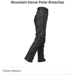 Mountain Horse Polar Breeches insulated winter riding pants